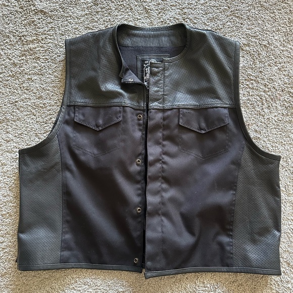 ODIN MFG X E-VILLE EMPIRE - The Standard Issue XXL. Motorcycle Harley Vest - Picture 1 of 10